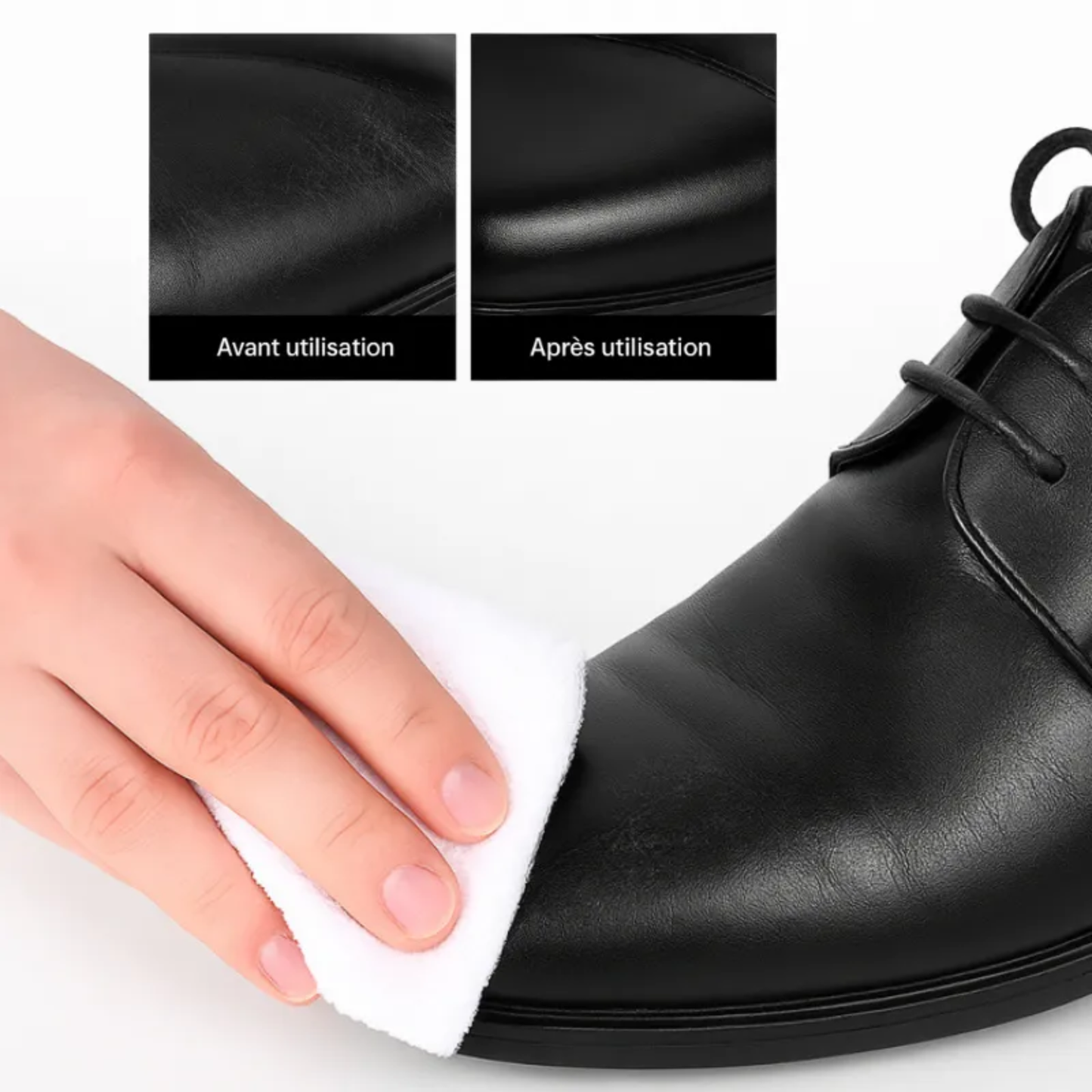 Bienmarcher™ – Crème réparatrice pour cuir, ravive et protège vos chaussures durablement