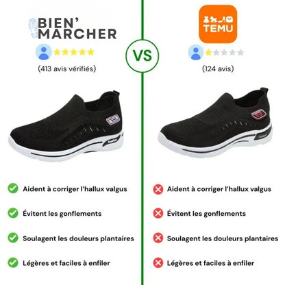 Bienmarcher™ – Baskets de ville orthopédiques, confort et style au quotidien