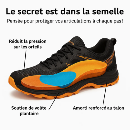 Bienmarcher™ – Chaussures de marche orthopédiques pour homme, robustes et confortables
