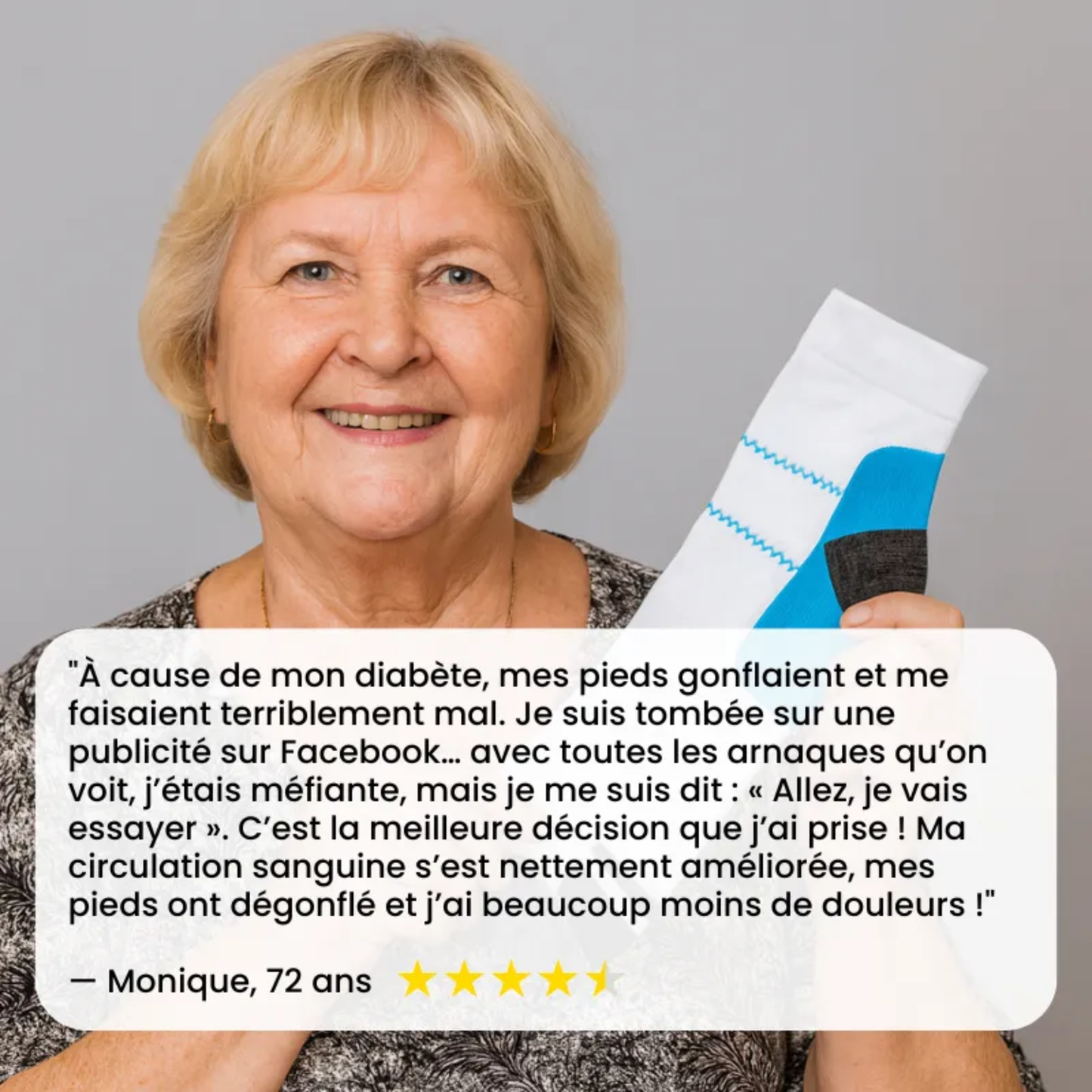 Bienmarcher™ – Chaussettes de compression en fibre de bambou, douceur et soutien incomparables