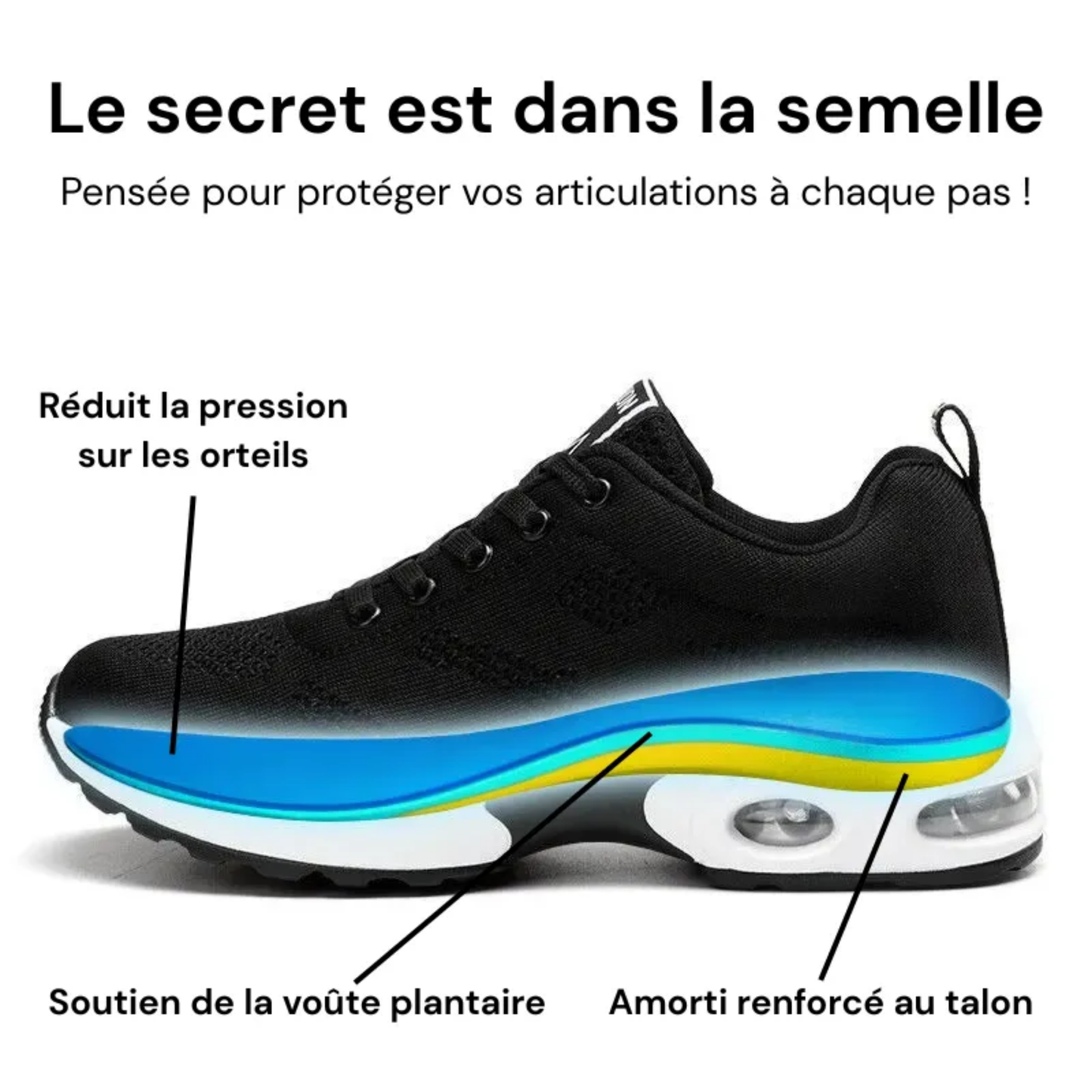 Bienmarcher™ – Baskets orthopédiques pour homme, alliant style et confort durable