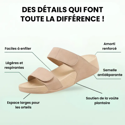 Bienmarcher™ – Sandales orthopédiques pour femme, légères confort au quotidien