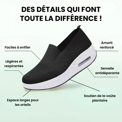 Bienmarcher™ – Baskets orthopédiques pour femme, souples, légères et confortables