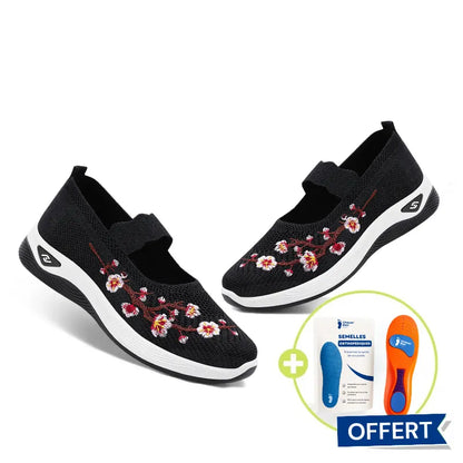 Bienmarcher™ - Baskets fleuries au confort orthopédique, confort et style au quotidien