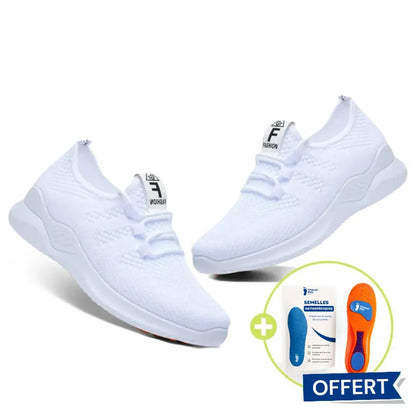 Baskets orthopédiques pour femme, légères et ultra-confortables