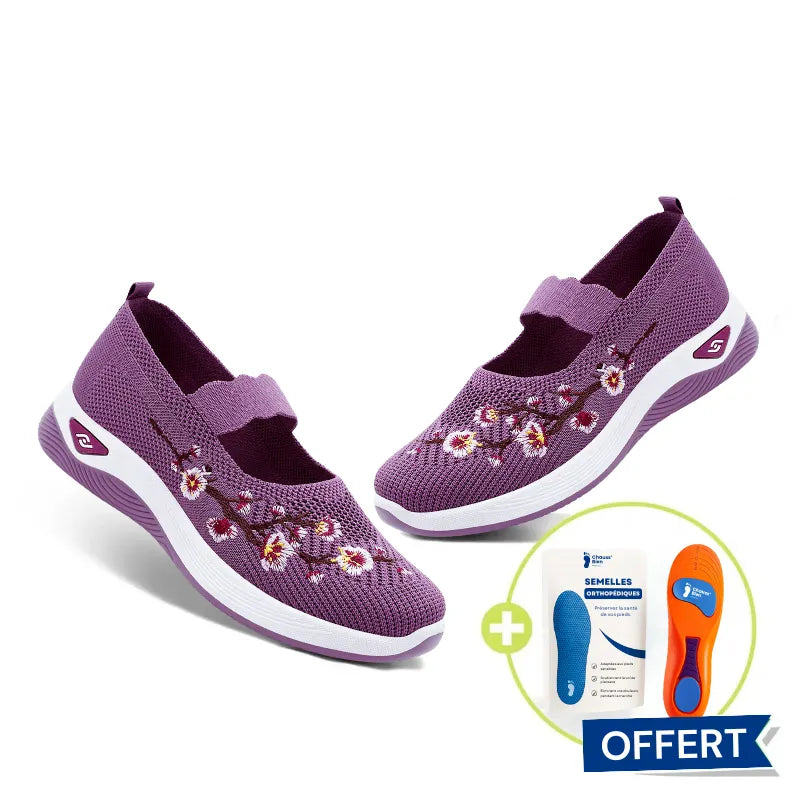 Bienmarcher™ - Baskets fleuries au confort orthopédique, confort et style au quotidien