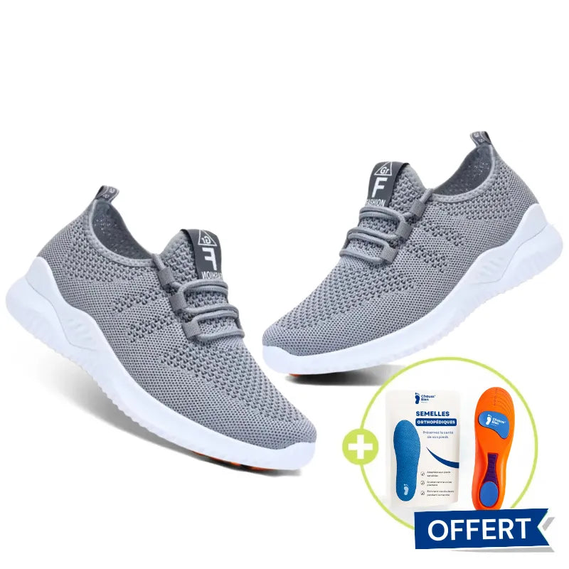 Baskets orthopédiques pour femme, légères et ultra-confortables