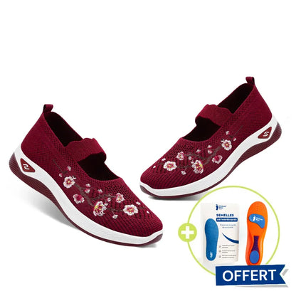 Bienmarcher™ - Baskets fleuries au confort orthopédique, confort et style au quotidien
