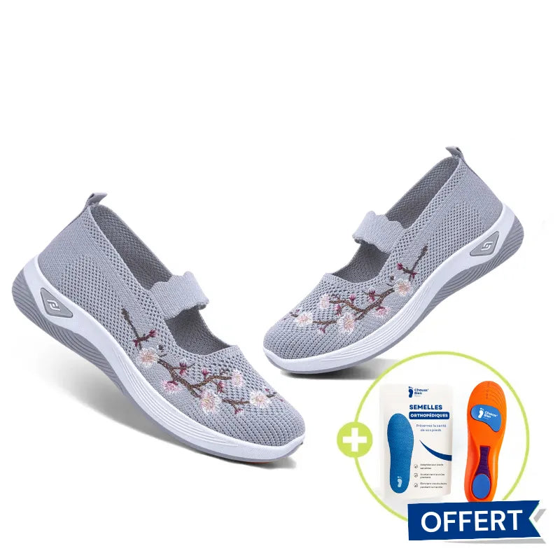 Bienmarcher™ - Baskets fleuries au confort orthopédique, confort et style au quotidien